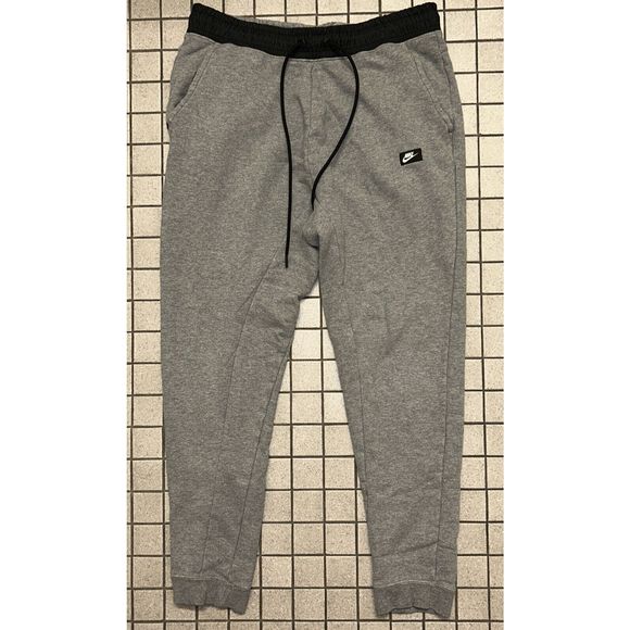Nike Other - NIKE MENS MODERN JOGGERS SLIM FRENCH TERRY PANTS GREY BLACK 805154 091